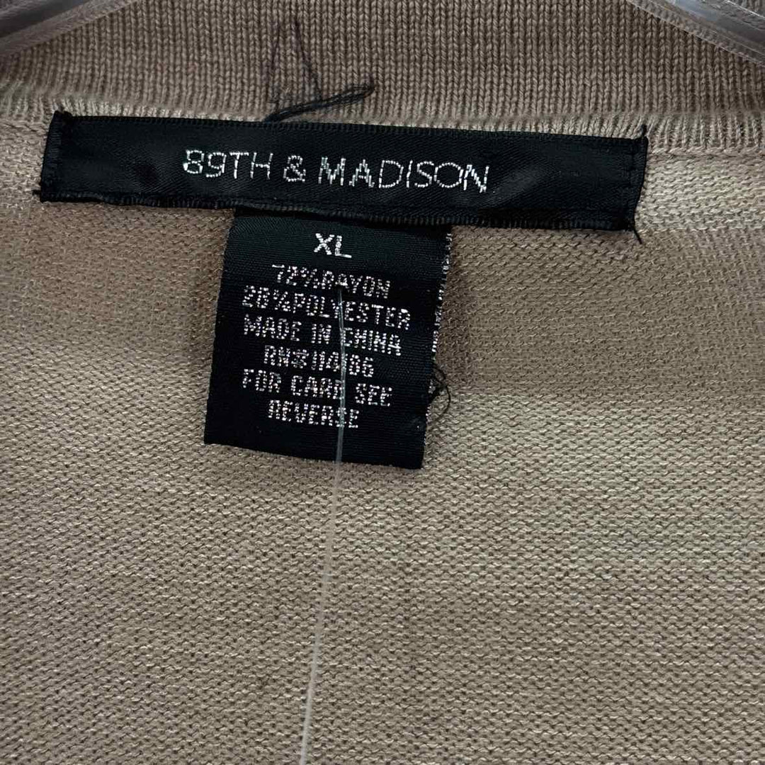 Size XL Tan Knit Cardigan