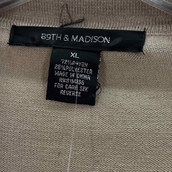 Size XL Tan Knit Cardigan