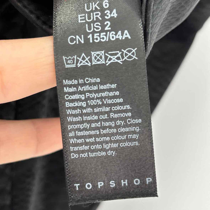 Size 2 TOPSHOP Black Pants