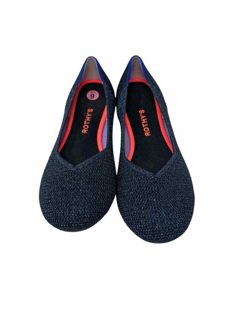 Shoe Size 9 ROTHY'S Navy Flats