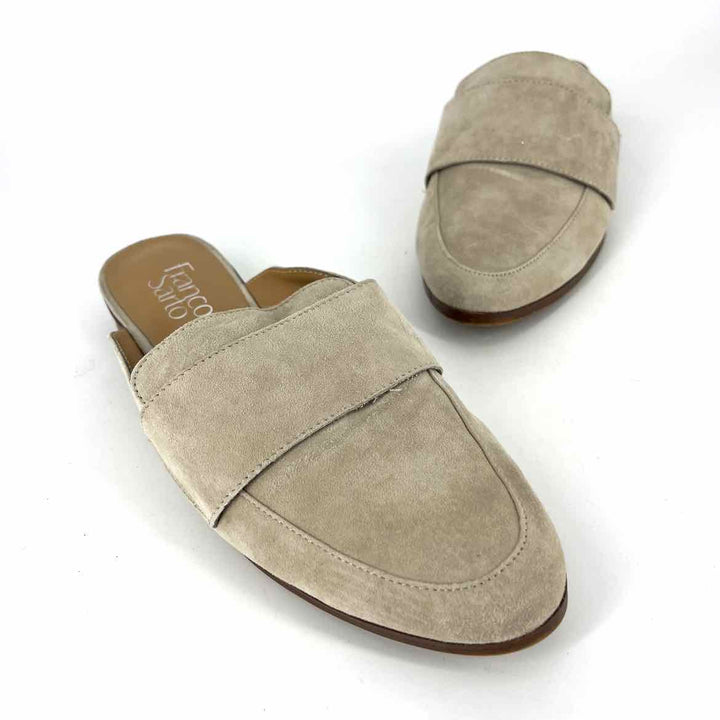 Shoe Size 8 FRANCO SARTO Tan Suede Flats