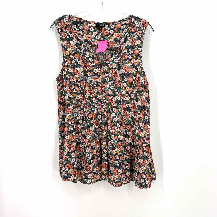 Size 0 Torrid Multi-Color Shirt