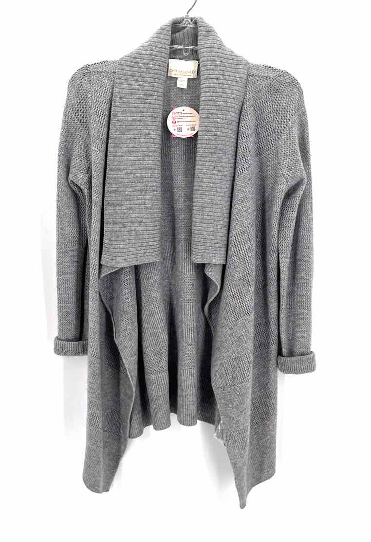 Size S CYNTHIA ROWLEY Gray Cardigan