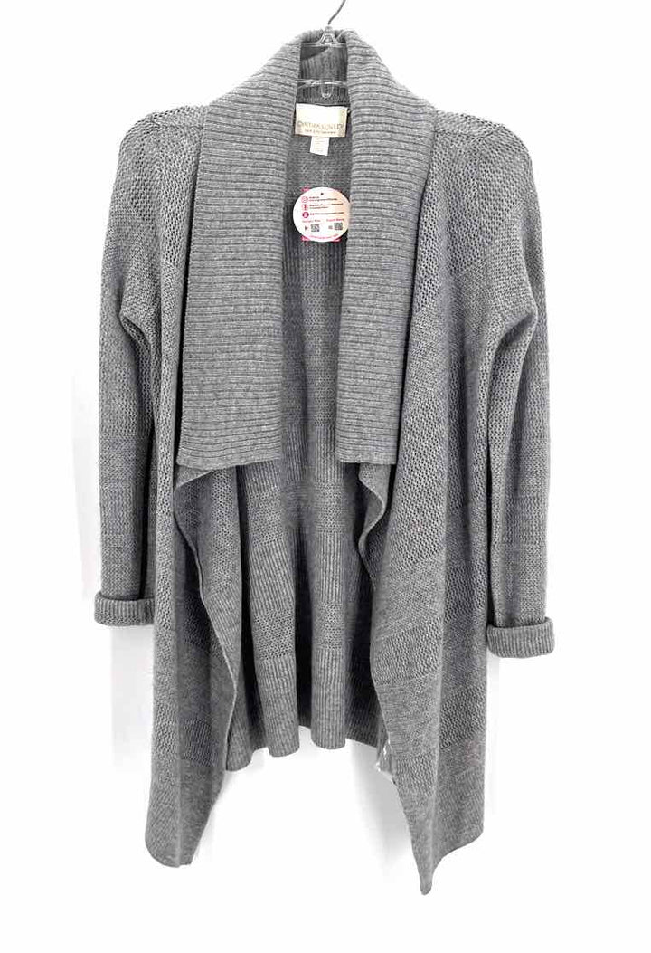 Size S CYNTHIA ROWLEY Gray Cardigan