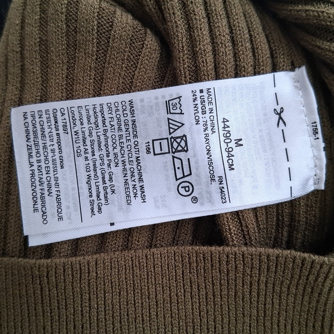 Size M Banana Republic Olive Knit Dress