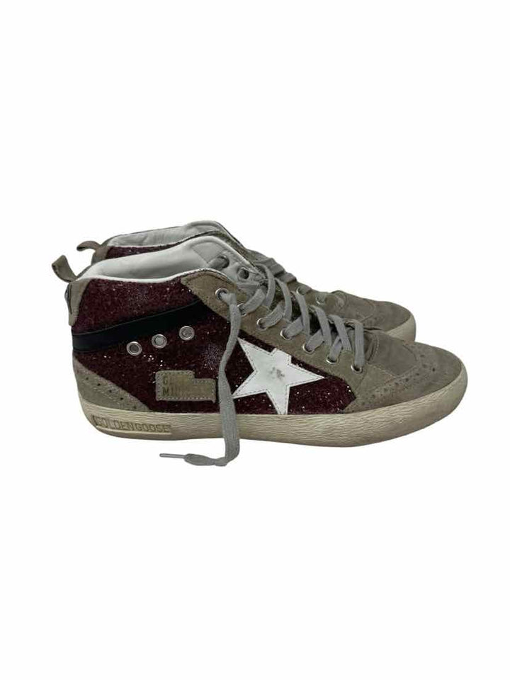 Shoe Size 39 GOLDEN GOOSE Burgundy Sneakers