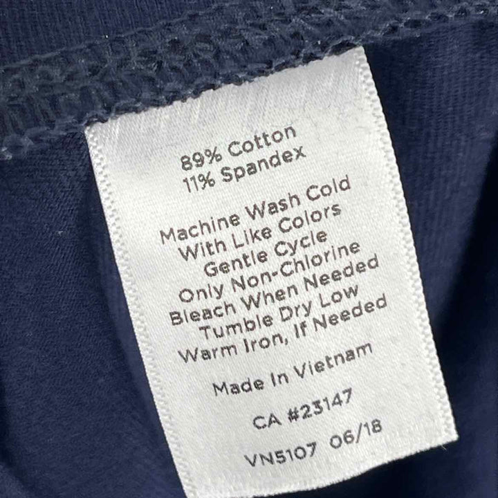 Size M Talbots Navy Cotton Pants