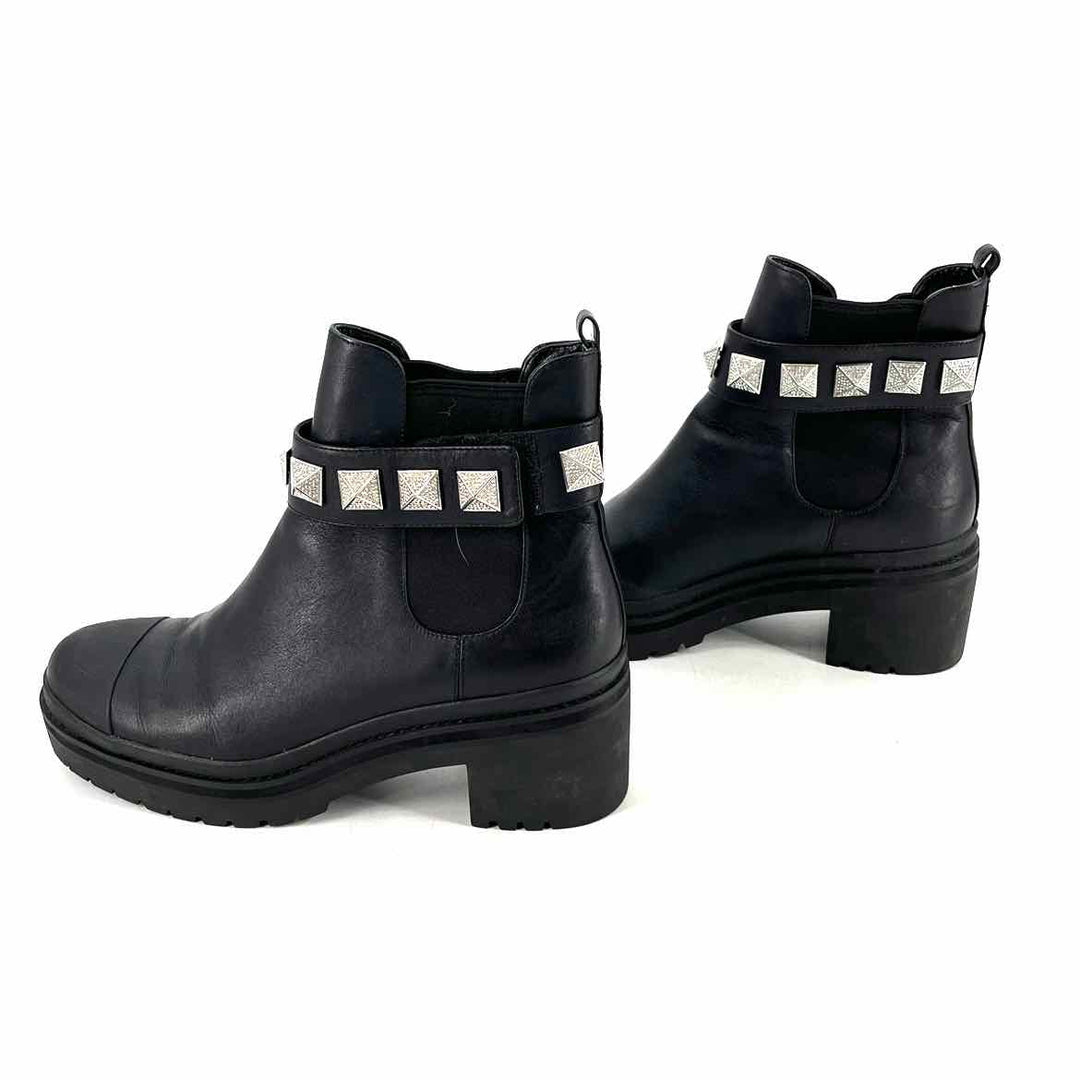 Shoe Size 7 Michael Kors Black Leather Boots