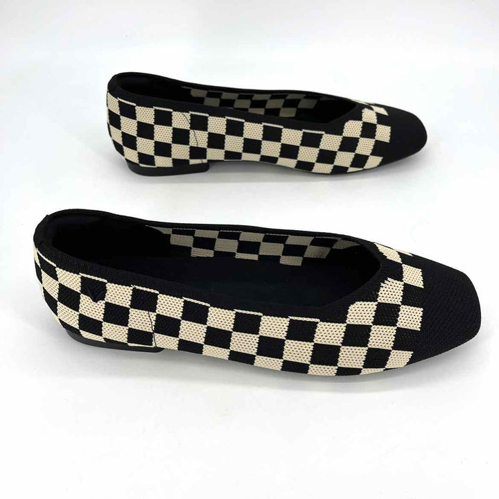 Shoe Size 39.5 VIVAIA Multi-Color Knit Flats