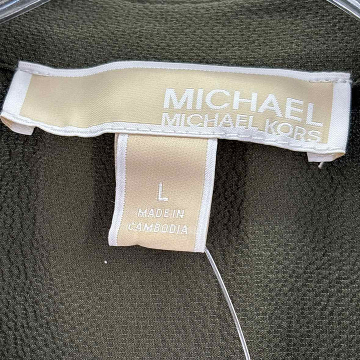 Size L Michael Kors Olive Shirt