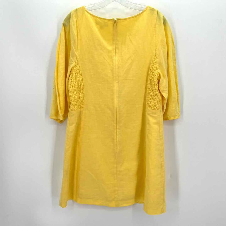 Size 14 Banana Republic Yellow Linen Dress