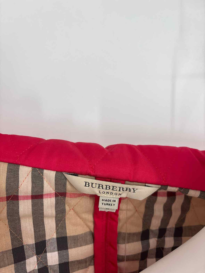 Size L Burberry Red Luxury - Jacket