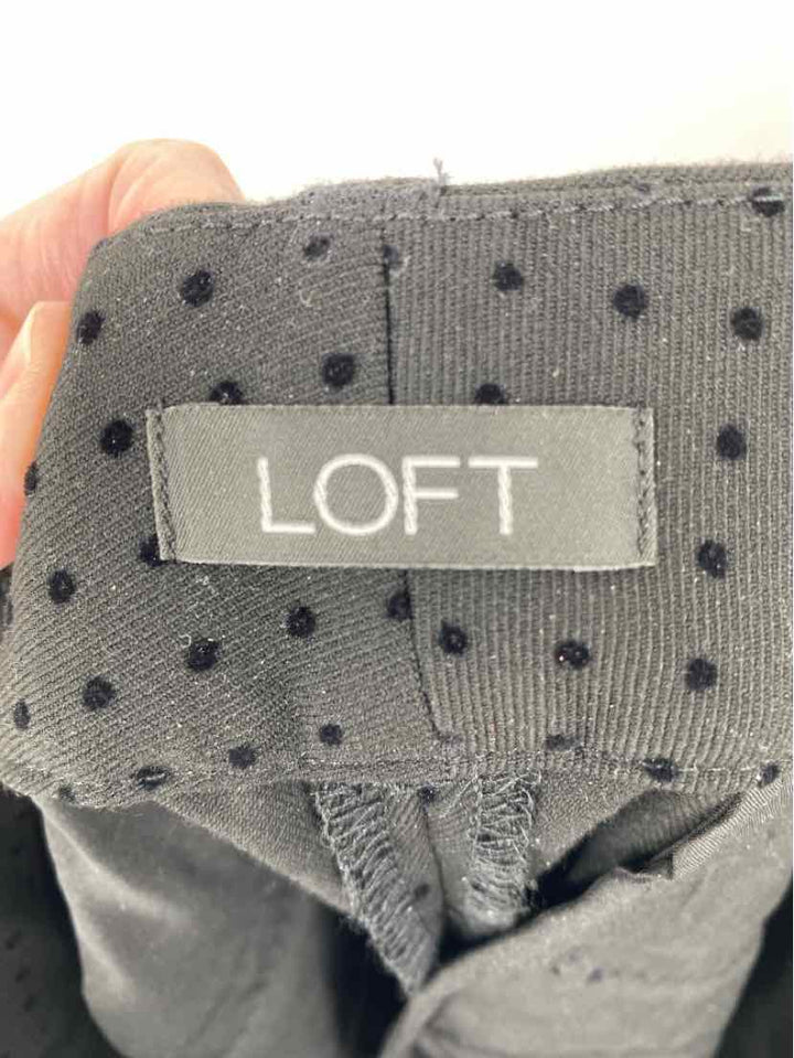 Size 6 LOFT Black Pants