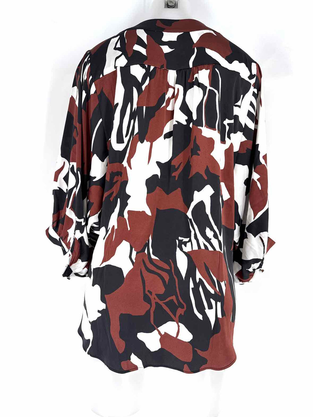 Size 8 Chico's Brown Print Shirt