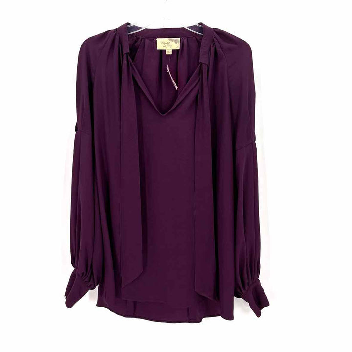 Size S ELIZABETH AND JAMES Purple Shirt