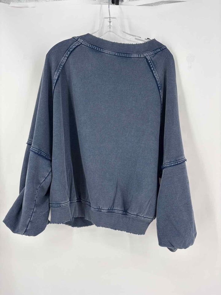 Size S FREE PEOPLE Blue Sweater