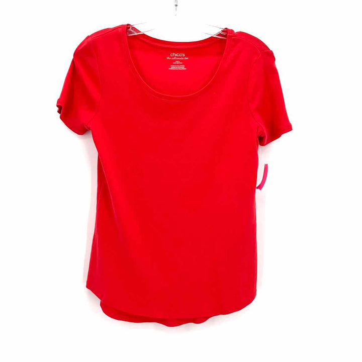 Size S Chico's Red Cotton Shirt