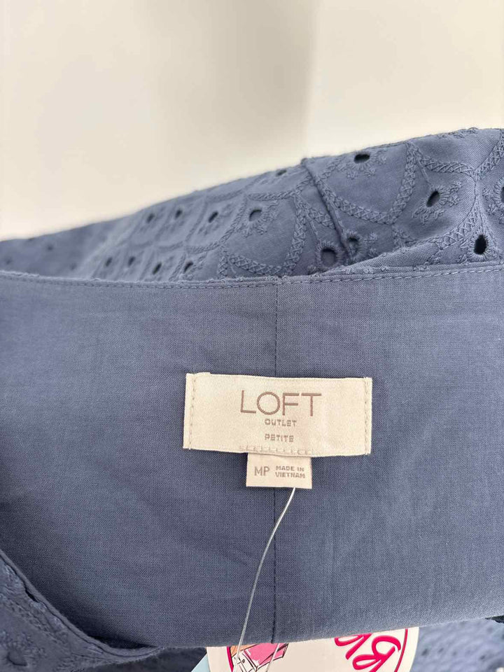 Size M LOFT Blue Dress