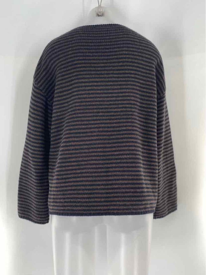 Size M MASSIMO DUTTI Brown Print Sweater