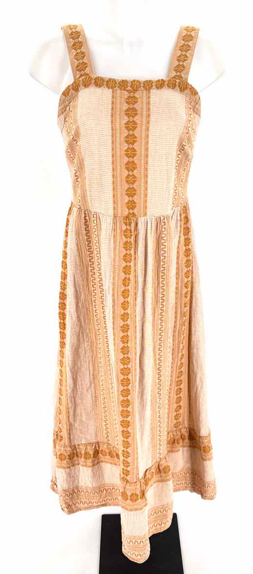 Size M ORANGE PRINT Dress