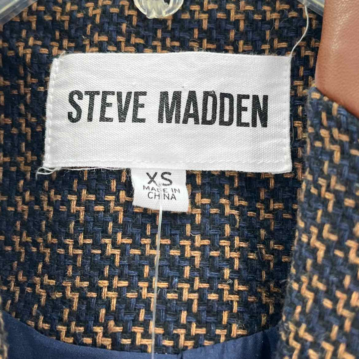 Size XS Steve Madden Navy Print Blazer