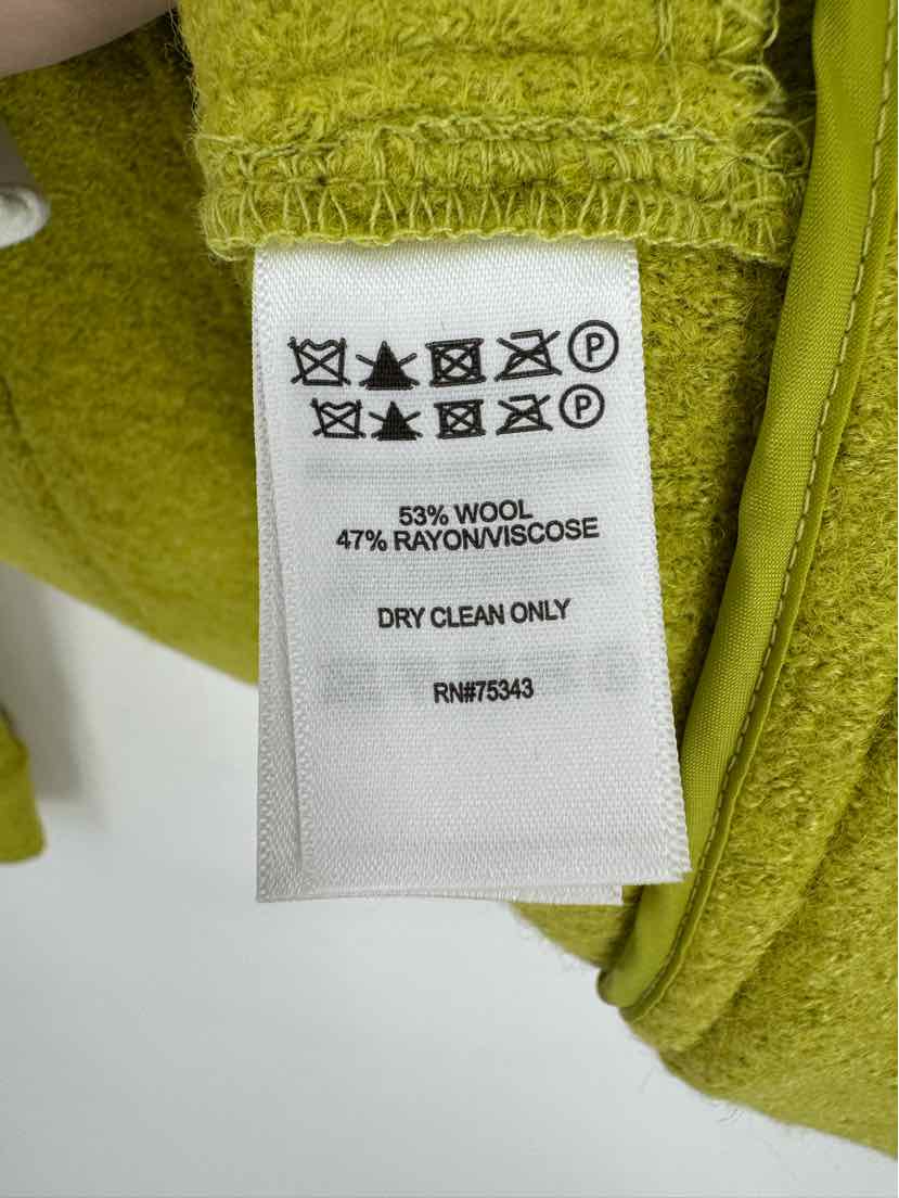 Size S TAHARI Lime Green Jacket
