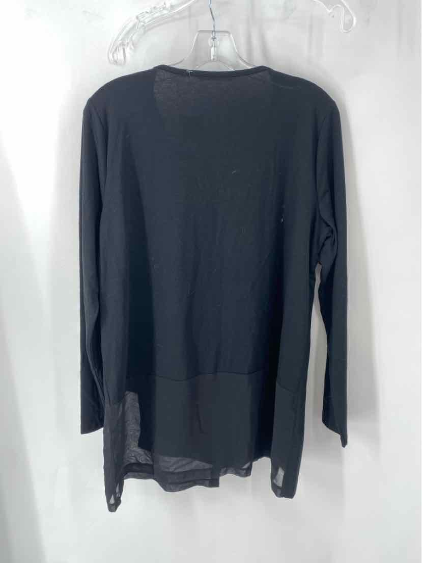 Size L SOFT SURROUNDINGS Black Shirt