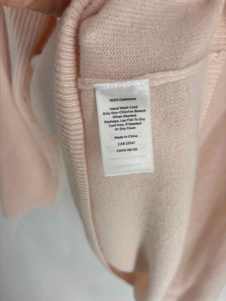 Size XL Pink Cashmere Sweater