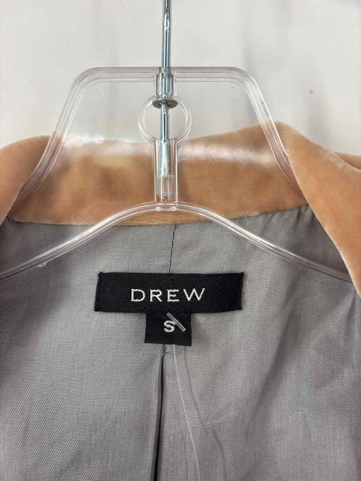 Size S Brown Velour Blazer