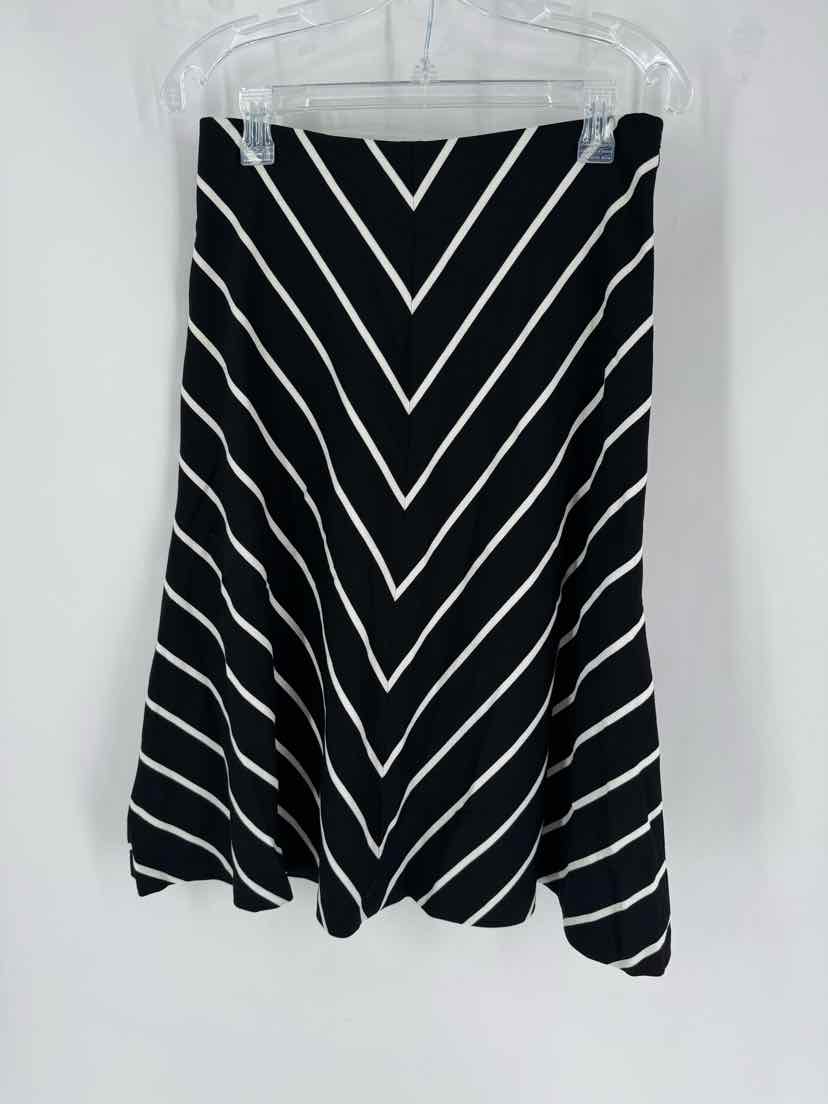Size 8 White House Black Market Black Skirt