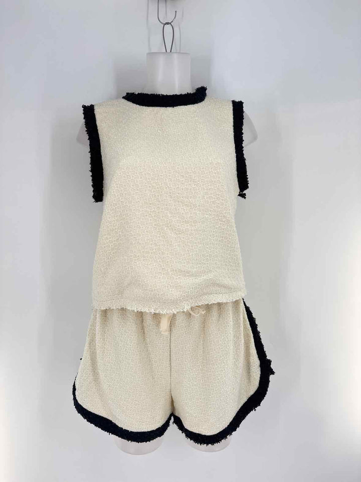 Size M Cream 2 PC Dress