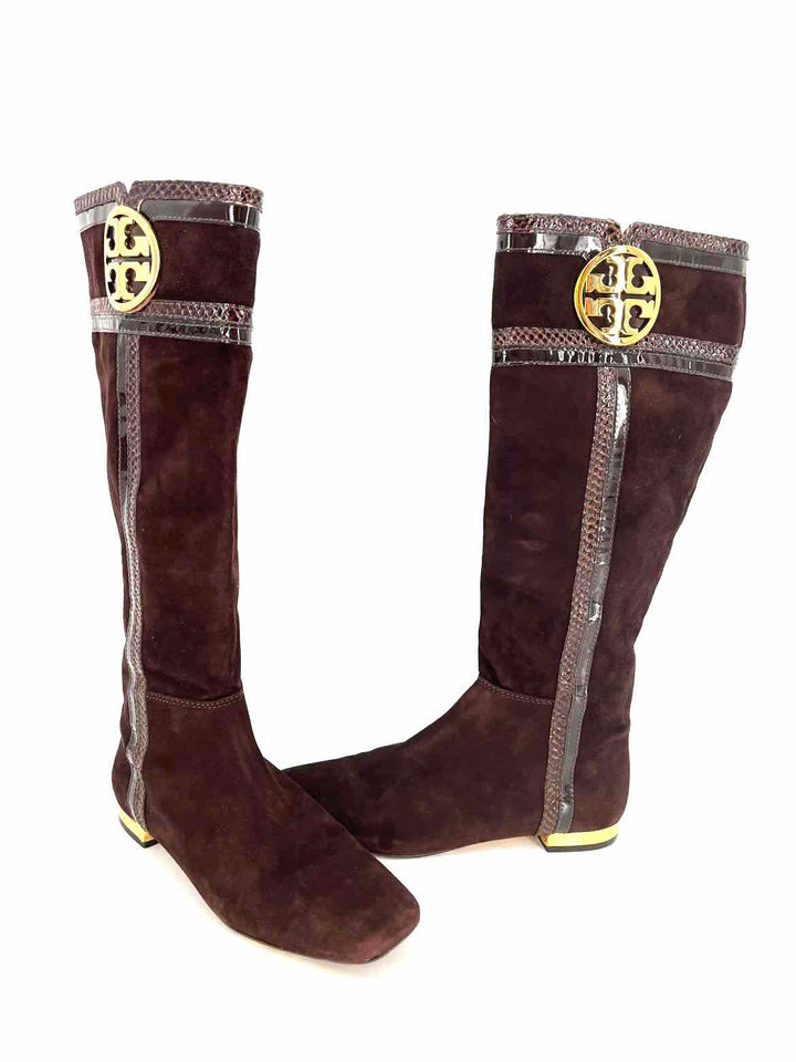 Shoe Size 8 Tory Burch Brown Suede Boots