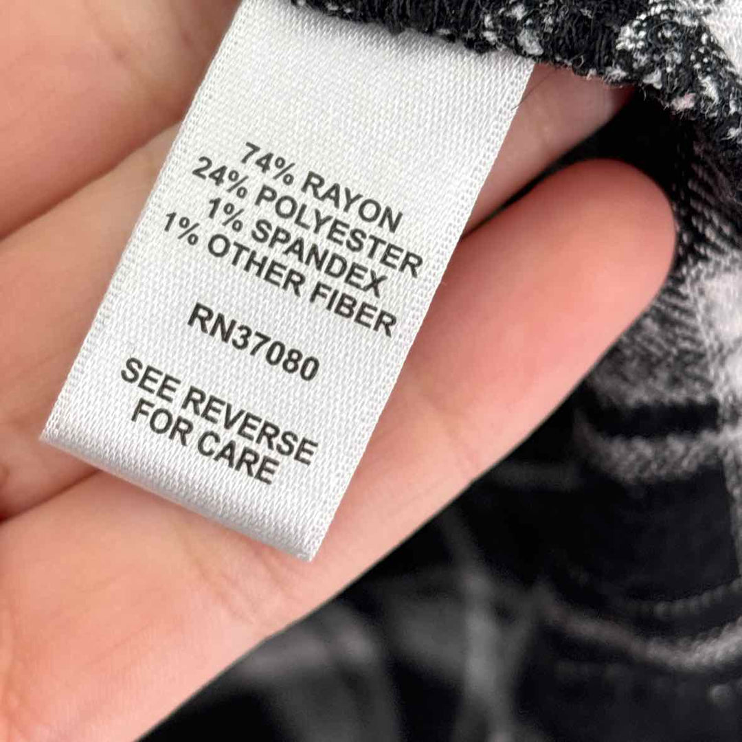 Size L CATO Black Flannel Shirt