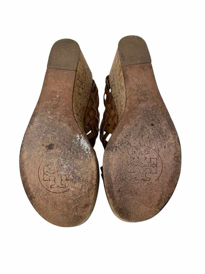 Shoe Size 9.5 Tory Burch Tan Leather Sandals