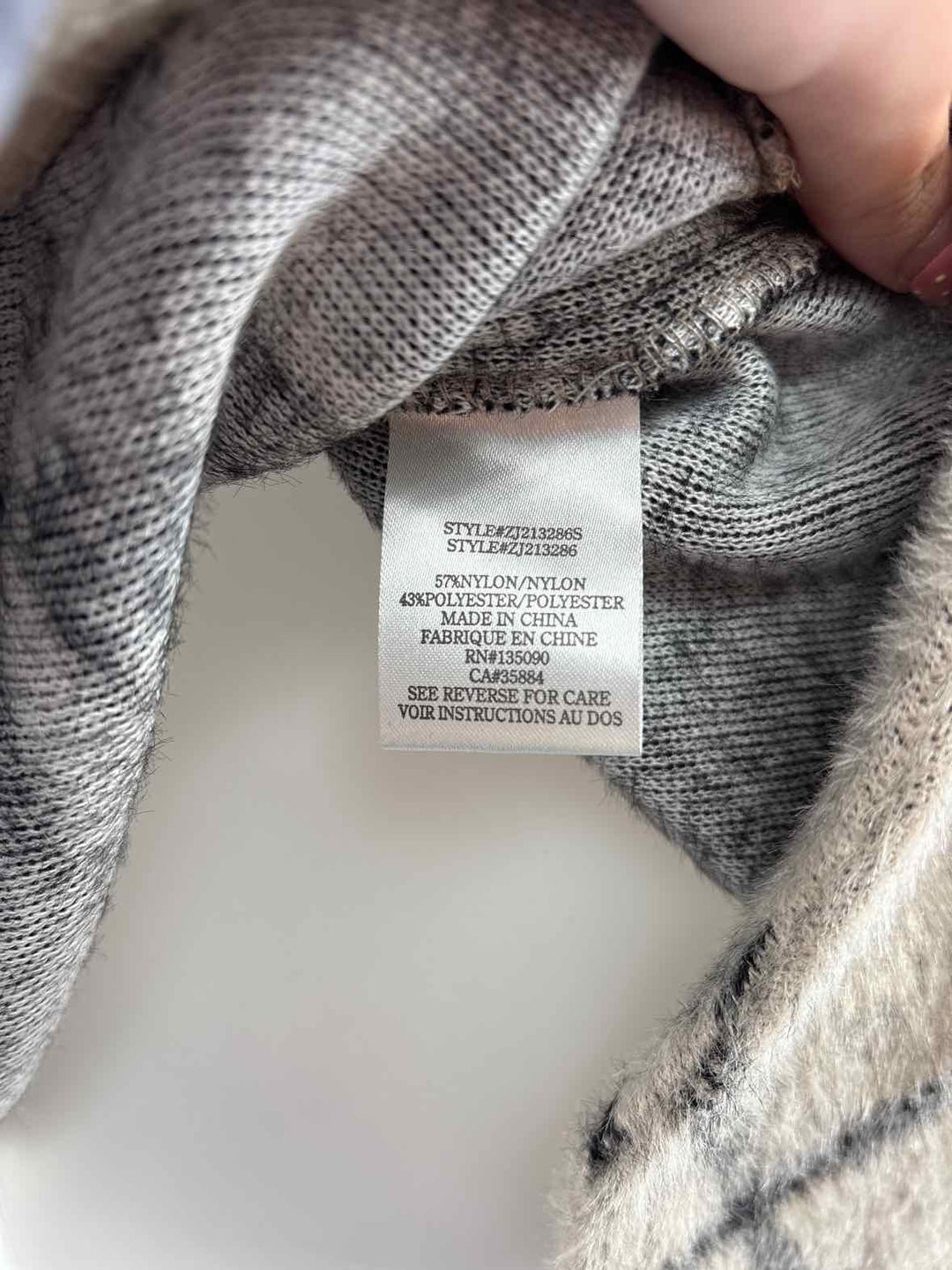 Size S Z SUPPLY TAN PRINT Sweater