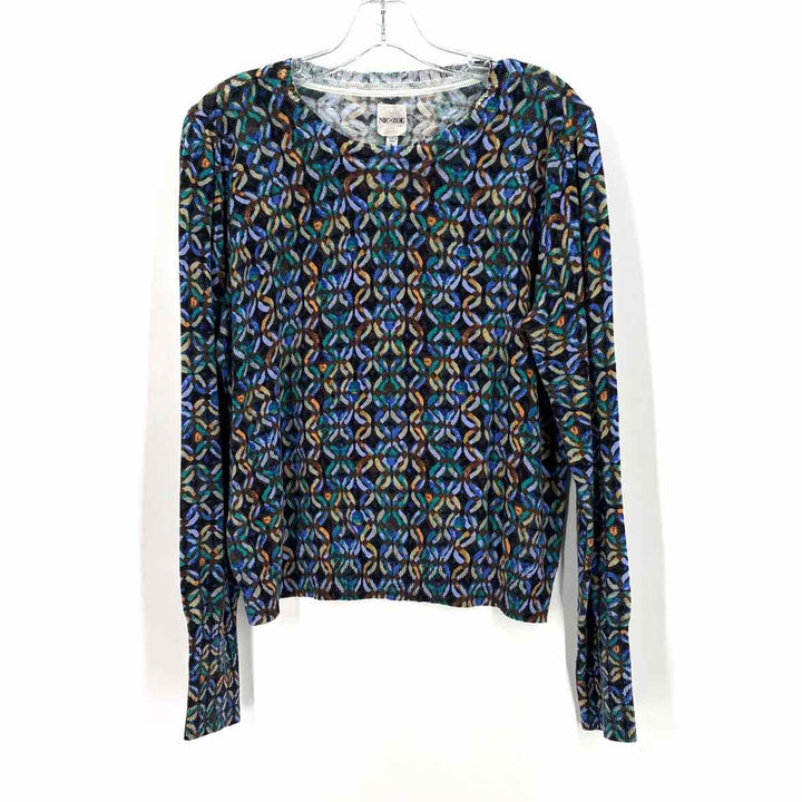 Size L NIC + ZOE Blue Sweater