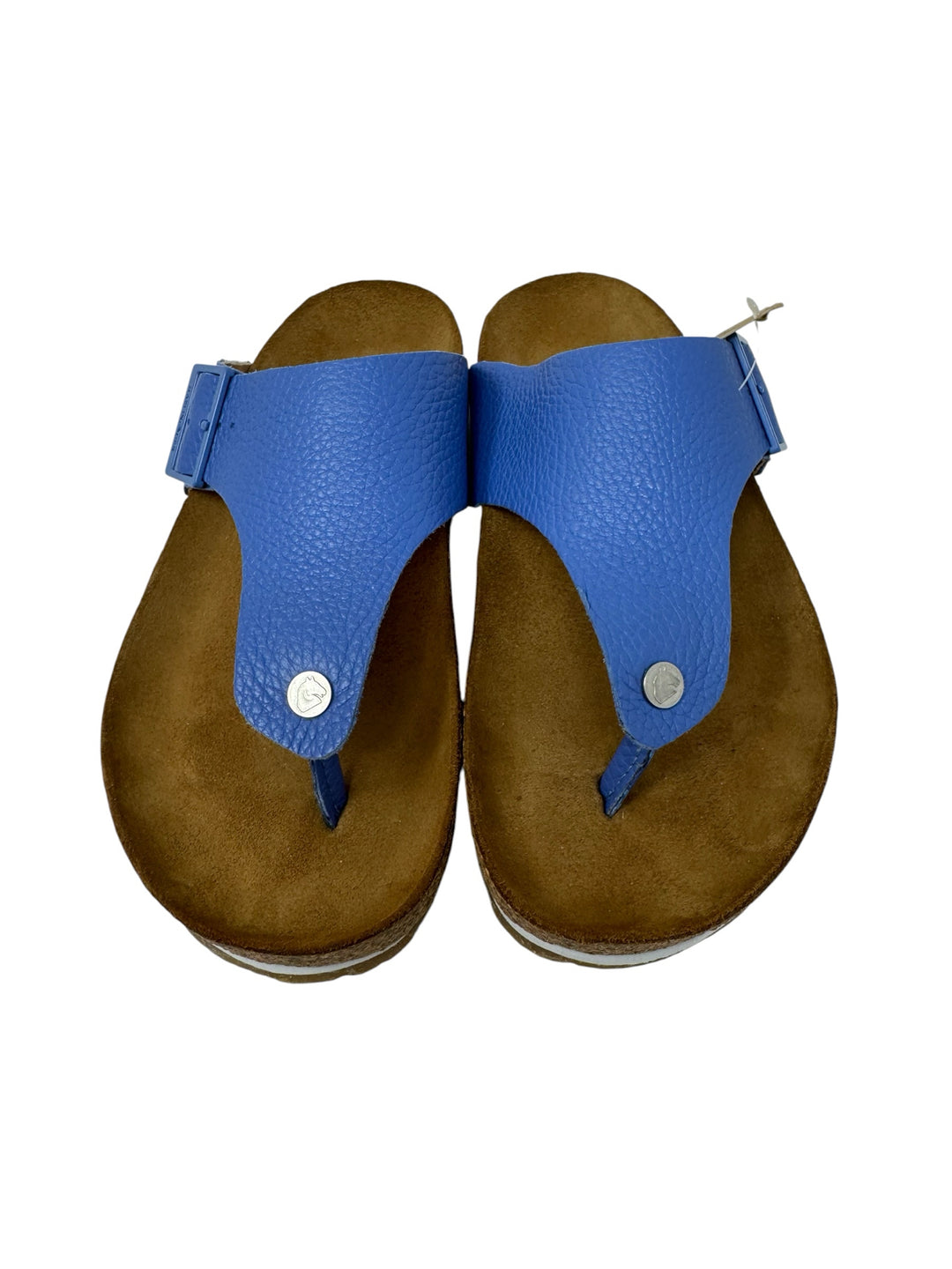 Shoe Size 37 Blue Leather Sandals