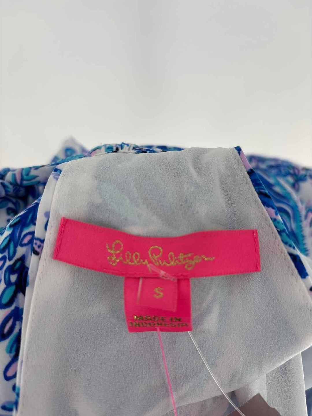 Size S Lilly Pulitzer Blue Print Shirt