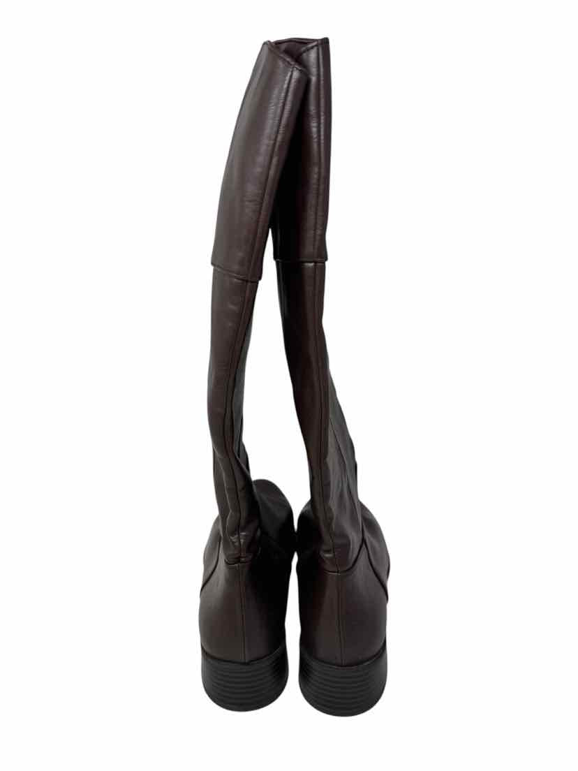 Shoe Size 8.5 Brown Leather Boots