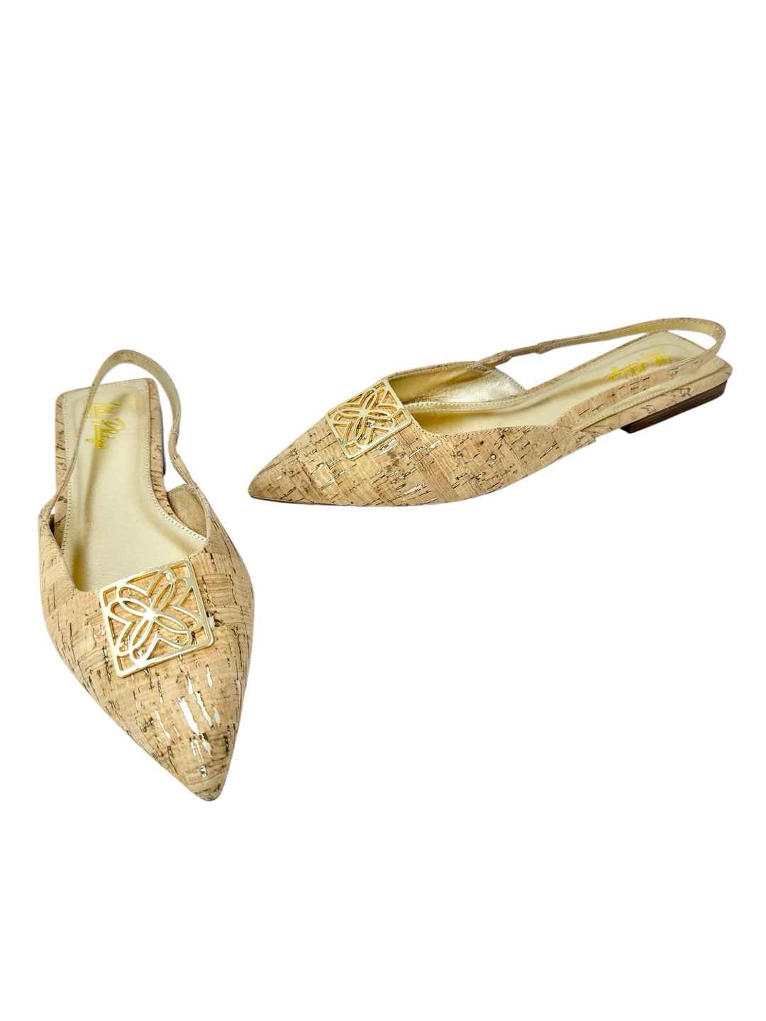 Shoe Size 9 Lilly Pulitzer Tan Flats