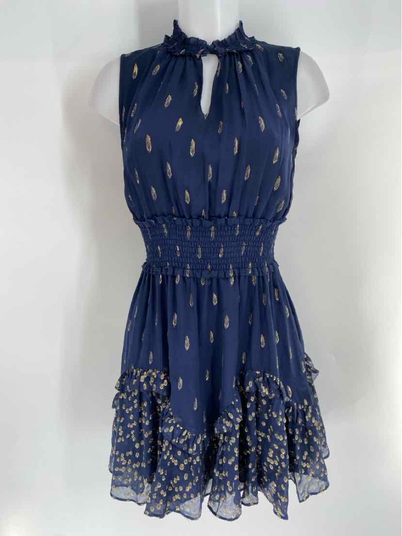 Size 2 REBECCA TAYLOR Navy Dress