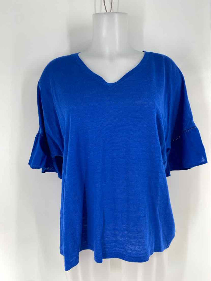 Size L Chico's Blue Shirt