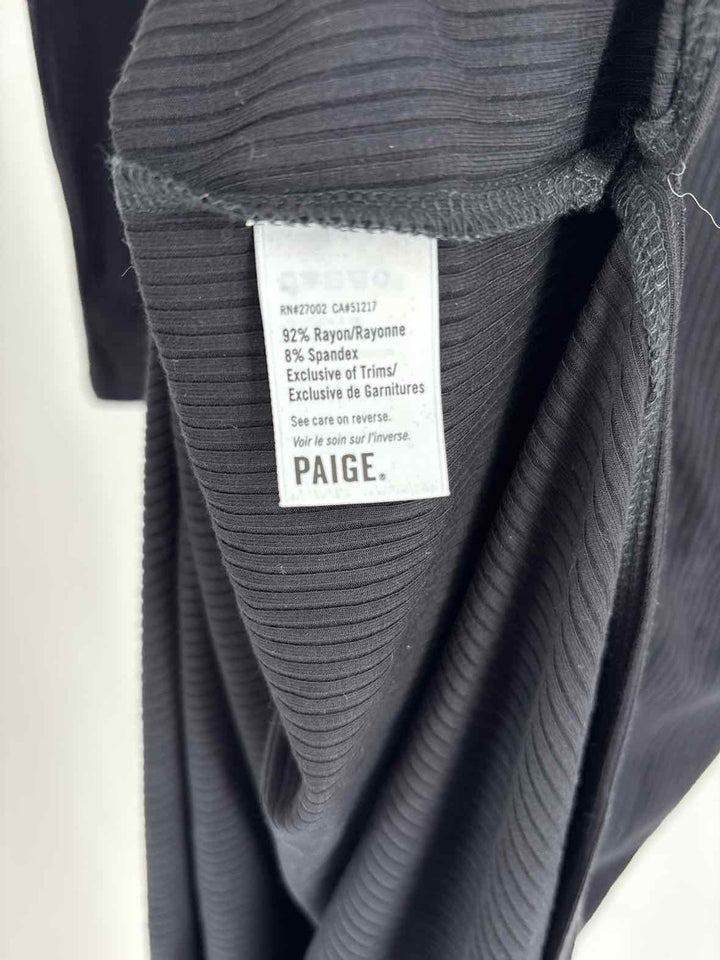 Size S PAIGE Black Dress