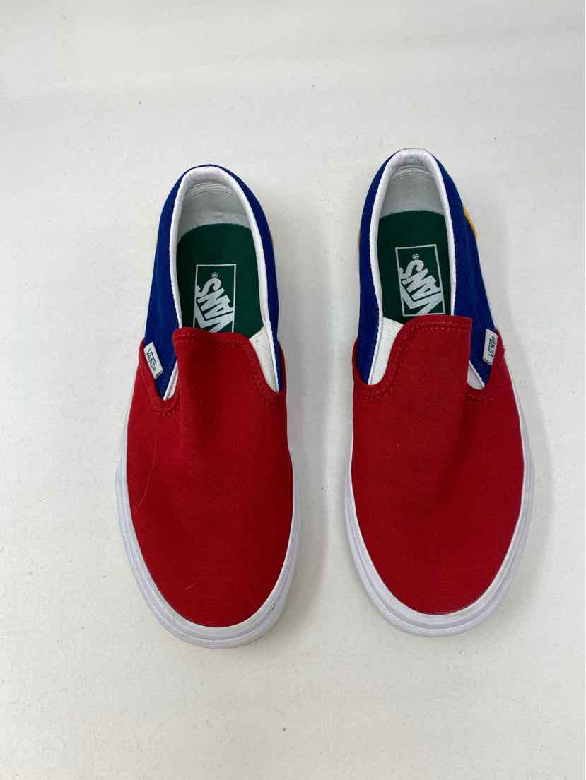 Shoe Size 7.5 Vans Multi-Color Canvas Flats