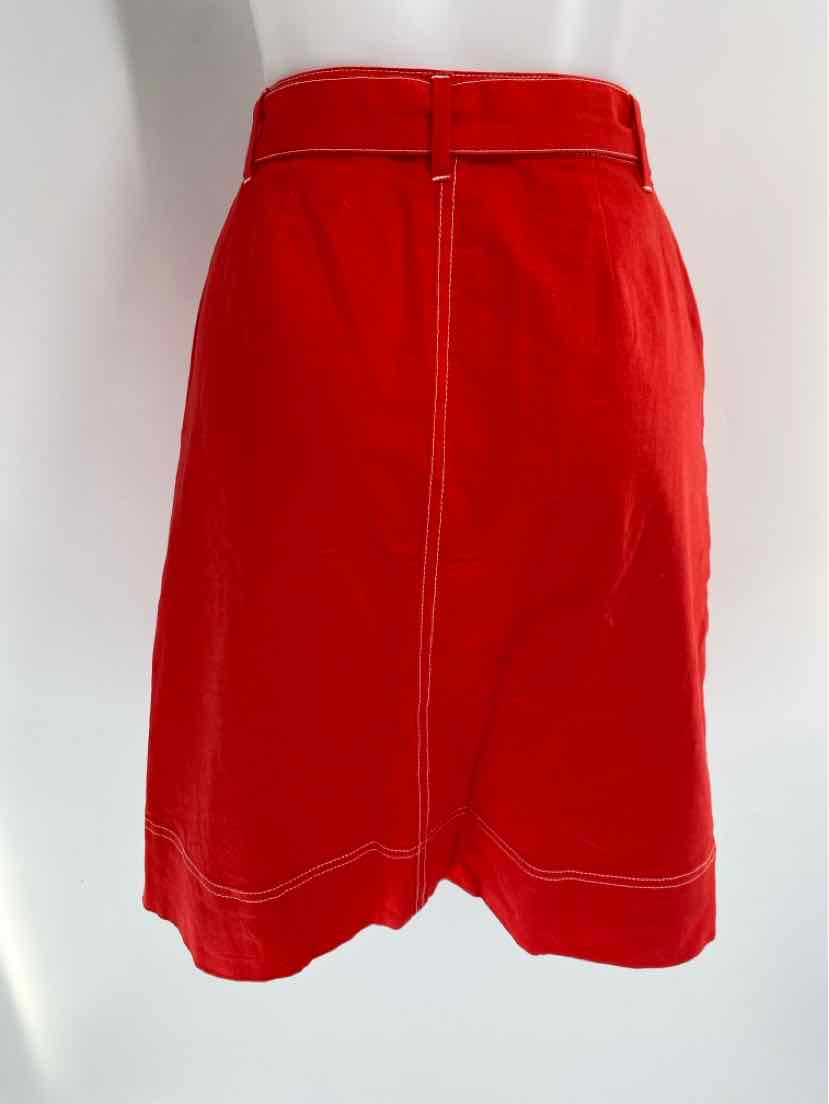 Size 0 J Crew Orange Skirt Suit