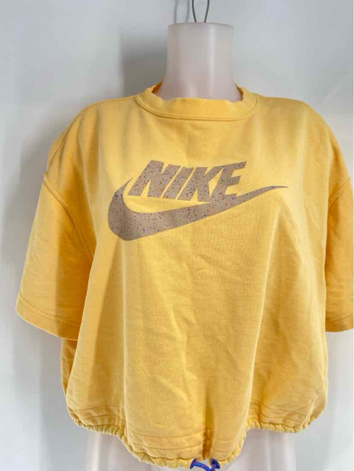 Size XXL Nike Yellow Cotton Shirt