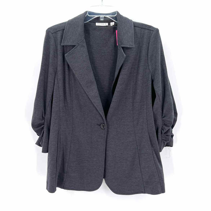 Size L SUSAN GRAVER Gray Blazer