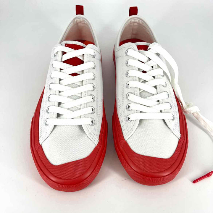 Shoe Size 8 White Canvas Sneakers