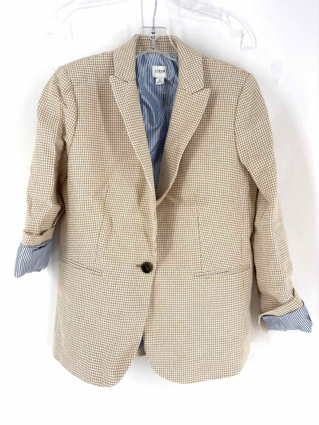 Size 6 J Crew Tan Blazer