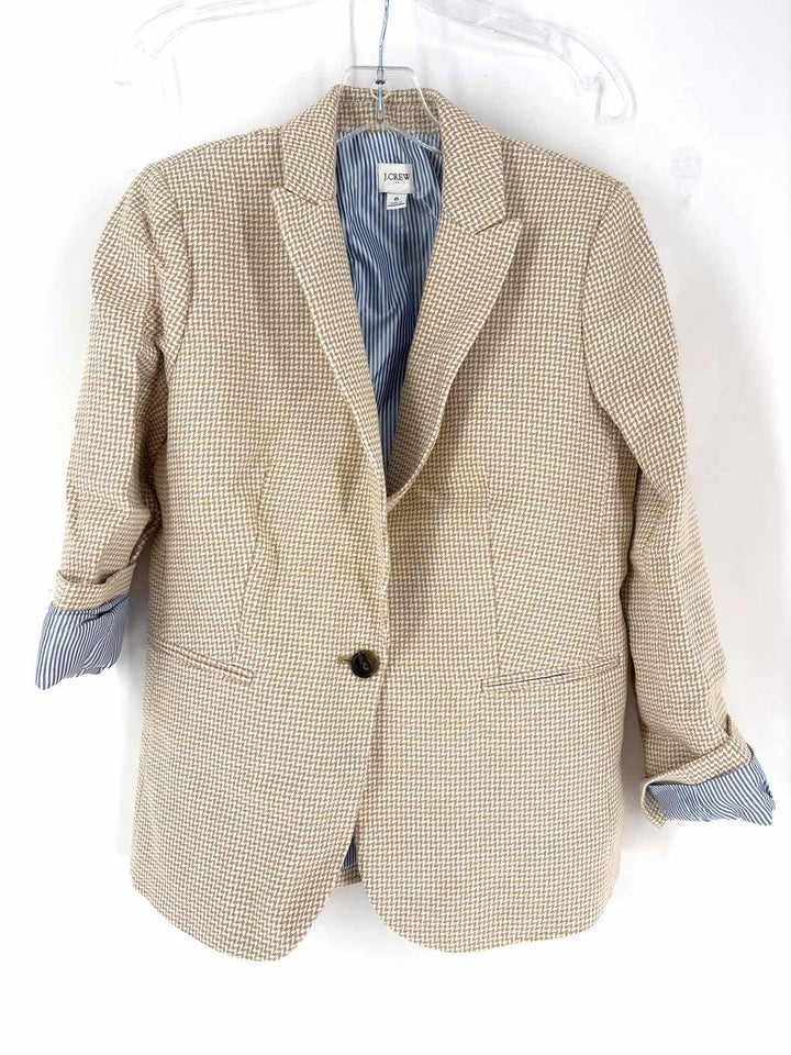 Size 6 J Crew Tan Blazer